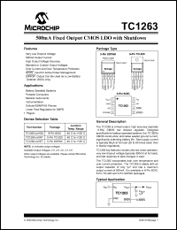 TC1263-28VOATR Datasheet