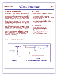 L431M5A Datasheet