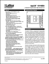 ispLSI1016EA-100LJ44 Datasheet