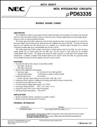 uPD63335GA-9EU Datasheet