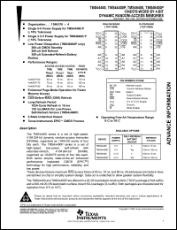 TMS44400PDGA-70 Datasheet