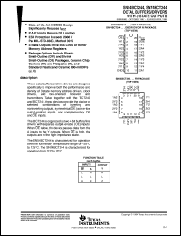 SN74BCT244DBLE Datasheet