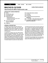 MACH215-12JC Datasheet