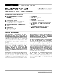 MACHLV210-12JC Datasheet