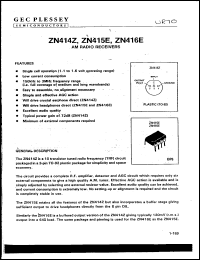 ZN415E Datasheet