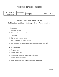 KPC452 Datasheet