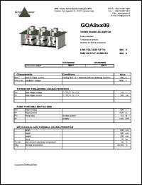 GOA95014 Datasheet