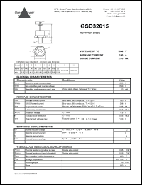 GSD32015 Datasheet