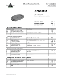 GPDC0799 Datasheet