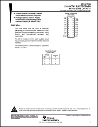 SN74F2244DBLE Datasheet