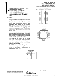 SN74F244DBLE Datasheet