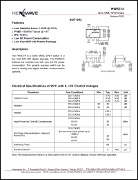 HWS314 Datasheet