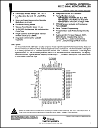 MSP-STK430X320 Datasheet