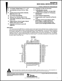 MSP430P325AIPG Datasheet