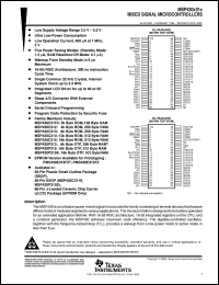 MSP430P313IDL Datasheet