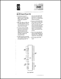 Z8400AD2 Datasheet