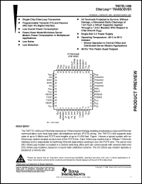 TNETEL1400PT Datasheet
