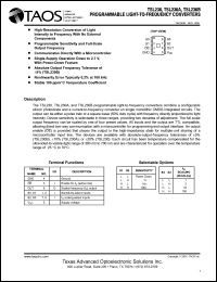 TSL230 Datasheet