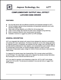 A277 Datasheet