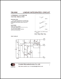 78L15ACZ Datasheet