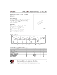 LA2284 Datasheet