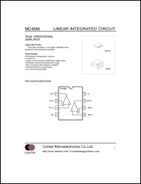 MC4558 Datasheet