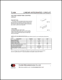 TL494 Datasheet