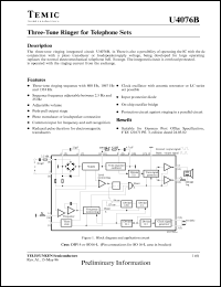 U4076B-FL Datasheet