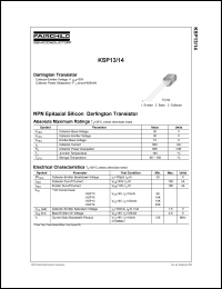 KSP13 Datasheet
