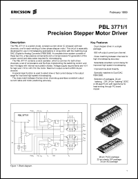 PBL3771/1SOS Datasheet