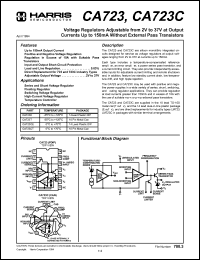 CA723CTC
 Datasheet