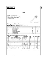 KSP94 Datasheet