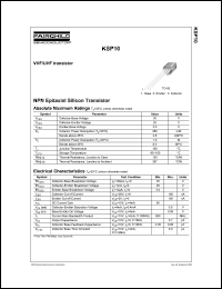 KSP10 Datasheet