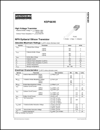 KSP45 Datasheet