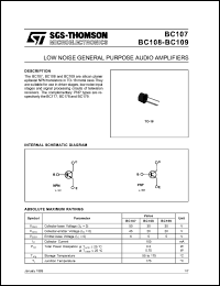 BC109C Datasheet