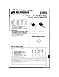 IRF822 Datasheet