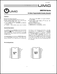 UM3750M Datasheet