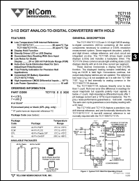 TC7117RCPL Datasheet