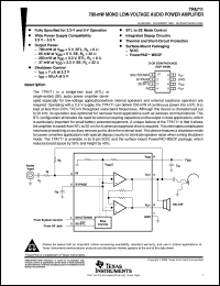 TPA711DGNR Datasheet