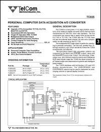 TC835CKW Datasheet