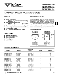 LM385CZB-2.5 Datasheet