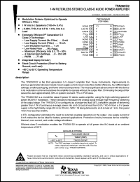 TPA2001D2PWPR Datasheet