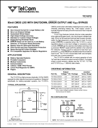 TC1072-5.0VCH Datasheet