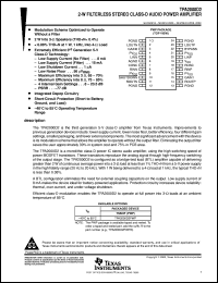 TPA2000D2PWPR Datasheet