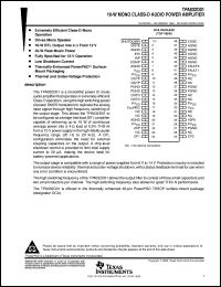 TPA032D01DCAR Datasheet
