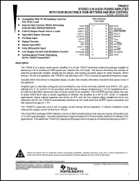 TPA0212PWPR Datasheet