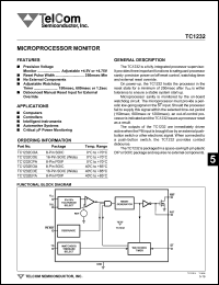 TC1232CPA Datasheet