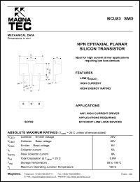 BCU83 Datasheet
