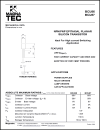 BCU87 Datasheet