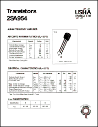 2SA954 Datasheet